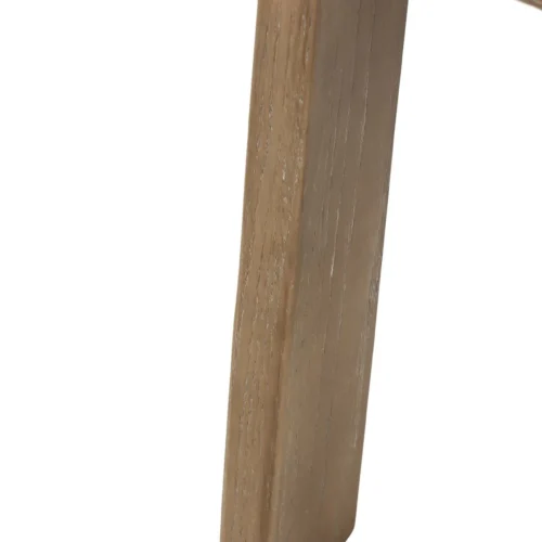 Chaise tissu écru pieds bois clair assise épaisse Ethan Chloé 48 cm — vue 7