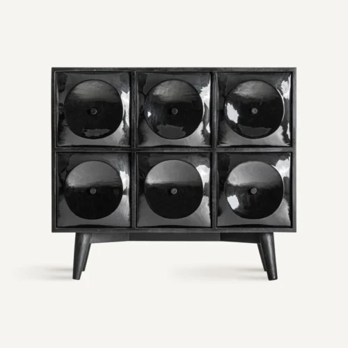 Vical Home Commode bois de manguier noir 99 cm Vical Home