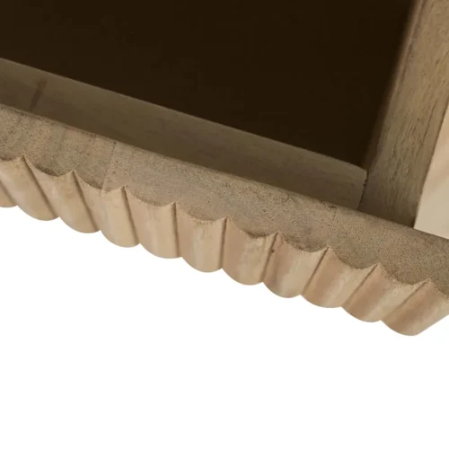 Console bois de manguier Myra joues cannelées Ethan Chloé 120 cm — vue 12