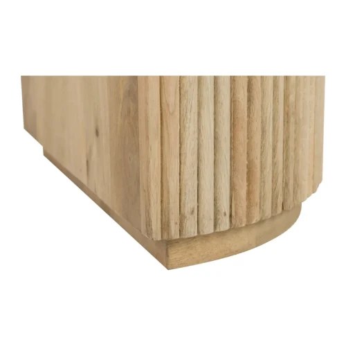 Console bois de manguier Myra joues cannelées Ethan Chloé 120 cm — vue 16