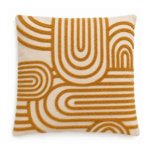 Coussin Capri Moutarde Athezza