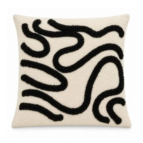 Athezza Coussin Cordoba Noir Athezza
