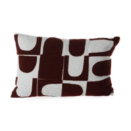 Coussin Granna Prune/Bleu Ciel Athezza