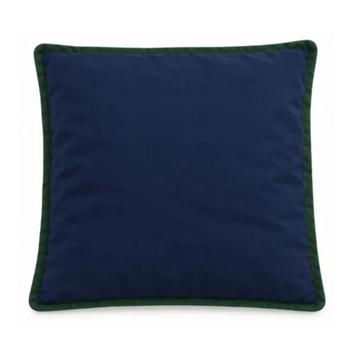 Coussin Veltra Bleu Nuit / Vert Empire Athezza