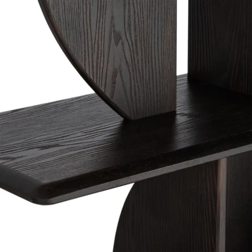 Étagère haute bois d'hévéa marron Ixia 161 cm — vue 6