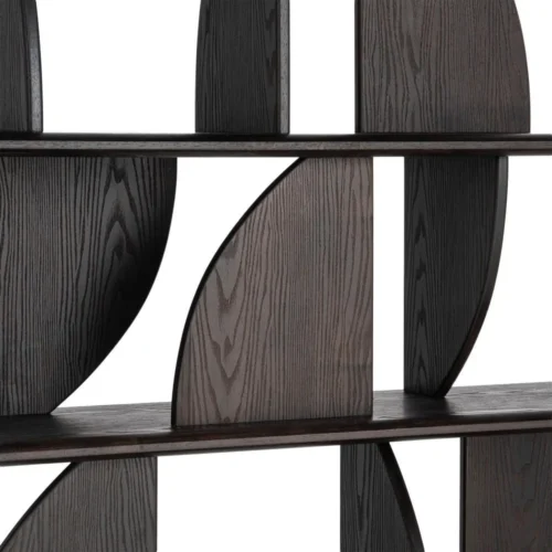 Étagère haute bois d'hévéa marron Ixia 161 cm — vue 7
