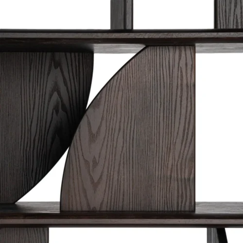 Étagère haute bois d'hévéa marron Ixia 161 cm — vue 8