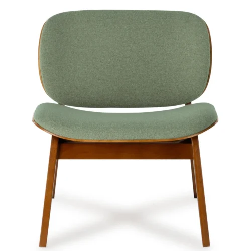 Fauteuil Kuji Vert Structure Bois Athezza — vue 2