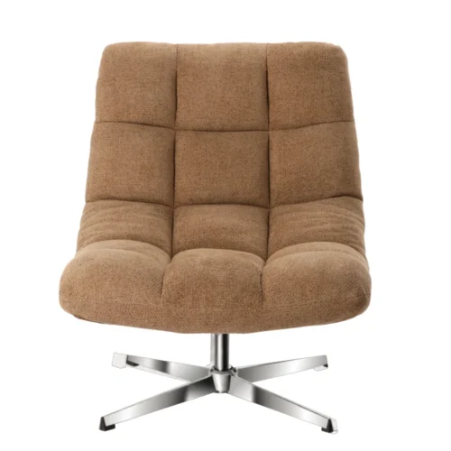 Fauteuils Athezza Fauteuil Montclar Weimar pied chrome Athezza — vue de face