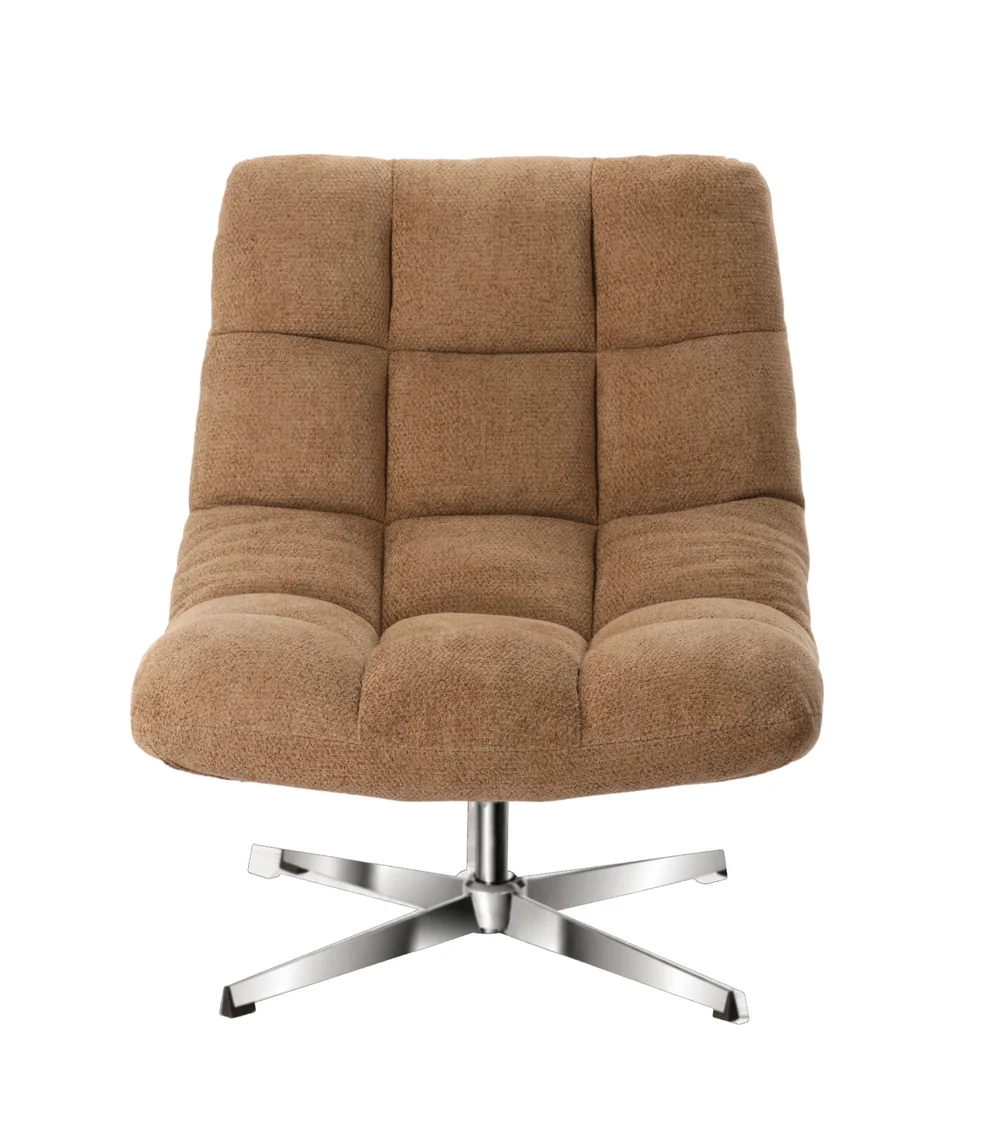 Fauteuil Montclar Weimar pied chrome Athezza — vue de face