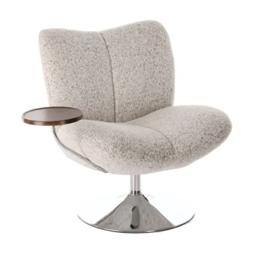 Fauteuil Nolan Beige Chiné Athezza — vue 2