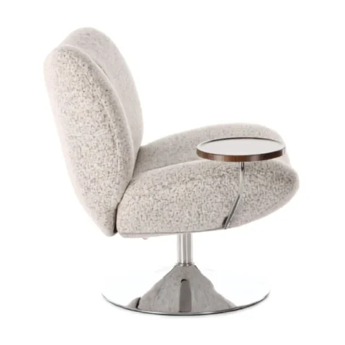 Fauteuil Nolan Beige Chiné Athezza — vue 3