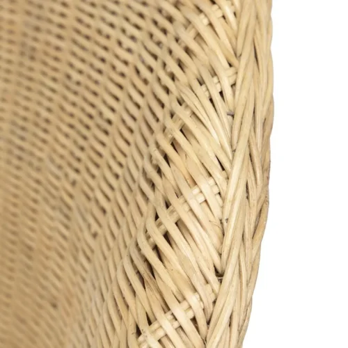 Fauteuil rotin haut dossier en coque tulipe Ethan Chloé 140 cm — vue 9