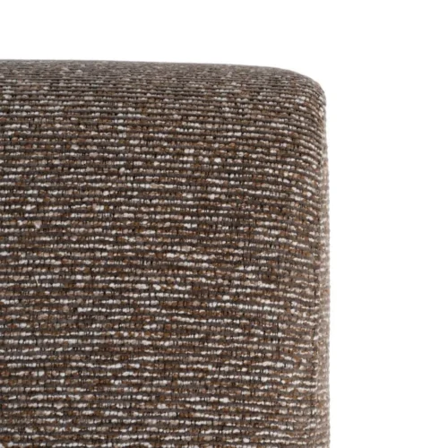 Fauteuil tissu chiné marron bois de frêne Ixia 70 cm — vue 3