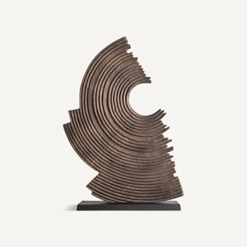 Statue et sculpture Figurine aluminium doré 74 cm Vical Home