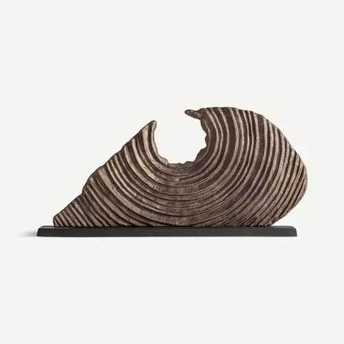 Figurine aluminium doré 87 cm Vical Home