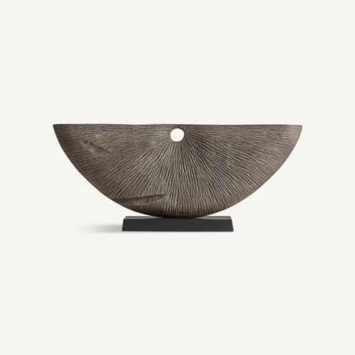 Statue et sculpture Figurine aluminium gris 62 cm Vical Home