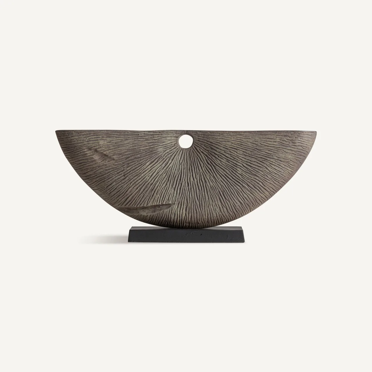 Figurine aluminium gris 62 cm Vical Home
