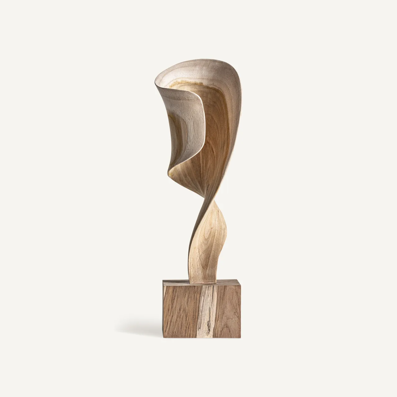 Figurine Blayen bois de teck clair Vical Home