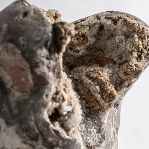 Figurine en quartz et bois de teck Vical Home — vue 4