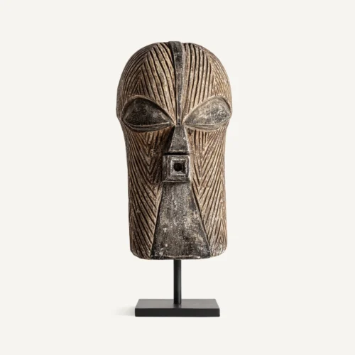 Figurine Humber bois de manguier et fer noir Vical Home