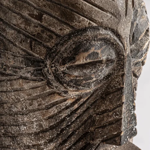 Figurine Jakehe bois de manguier et fer noir Vical Home — vue 2