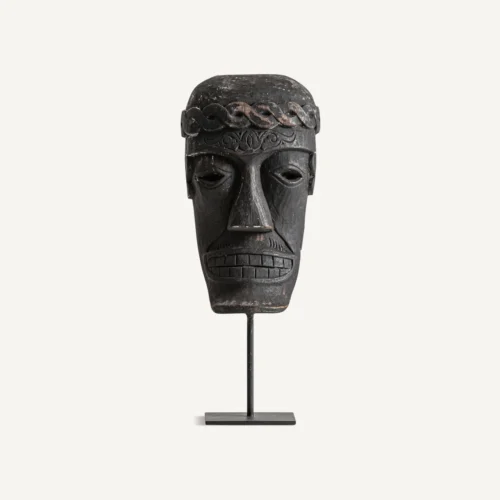 Décoration Figurine Lahan bois sculpté et fer noir Vical Home
