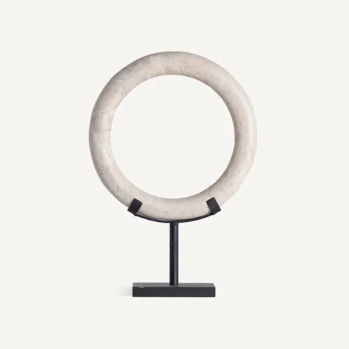 Décoration Figurine Lokja marbre blanc cassé Vical Home