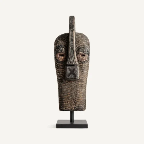 Figurine Plik bois et fer noir Vical Home