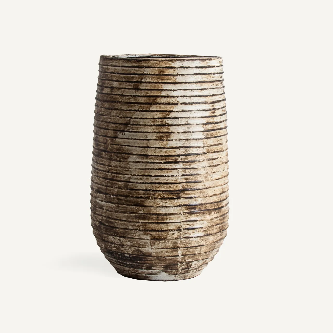 Jarre Aleksy terre cuite marron vieilli 70 cm Vical Home