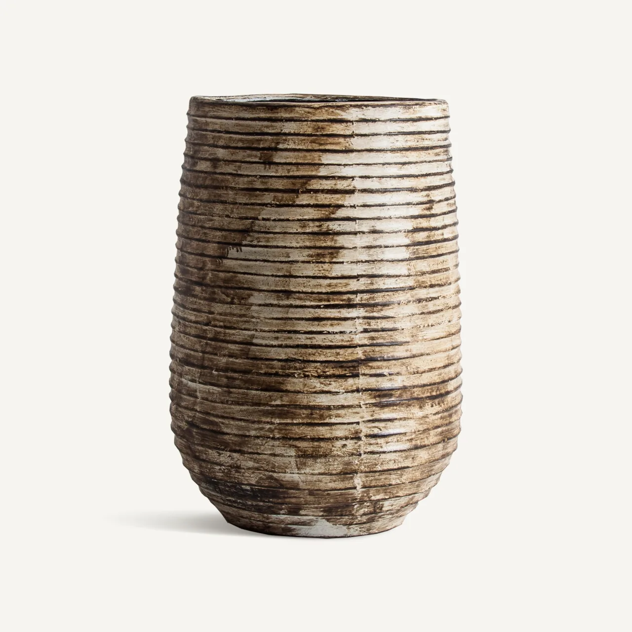 Jarre Aleksy terre cuite marron vieilli 90 cm Vical Home