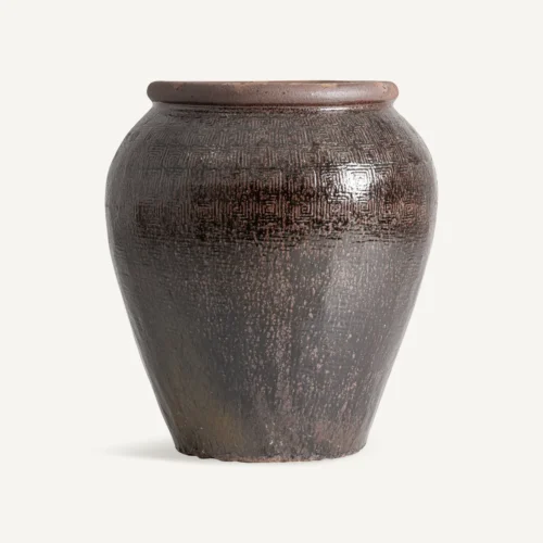 Jarre Anquelina céramique marron Vical Home