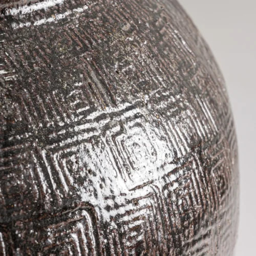 Jarre Anquelina céramique marron Vical Home — vue 4
