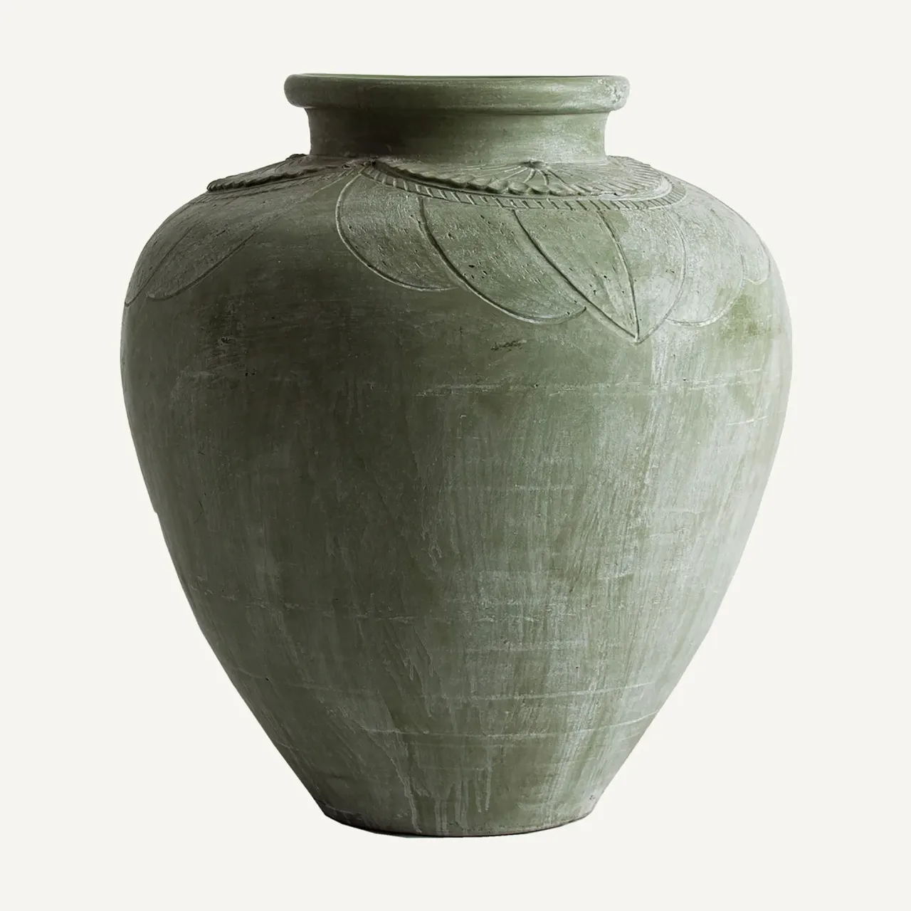 Jarre Llitia terre cuite verte Vical Home