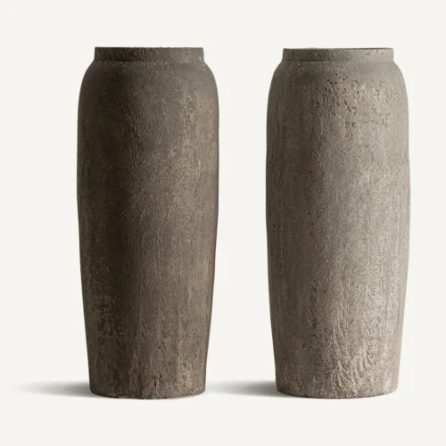 Jarre Nadia terre cuite grise Vical Home — vue 2