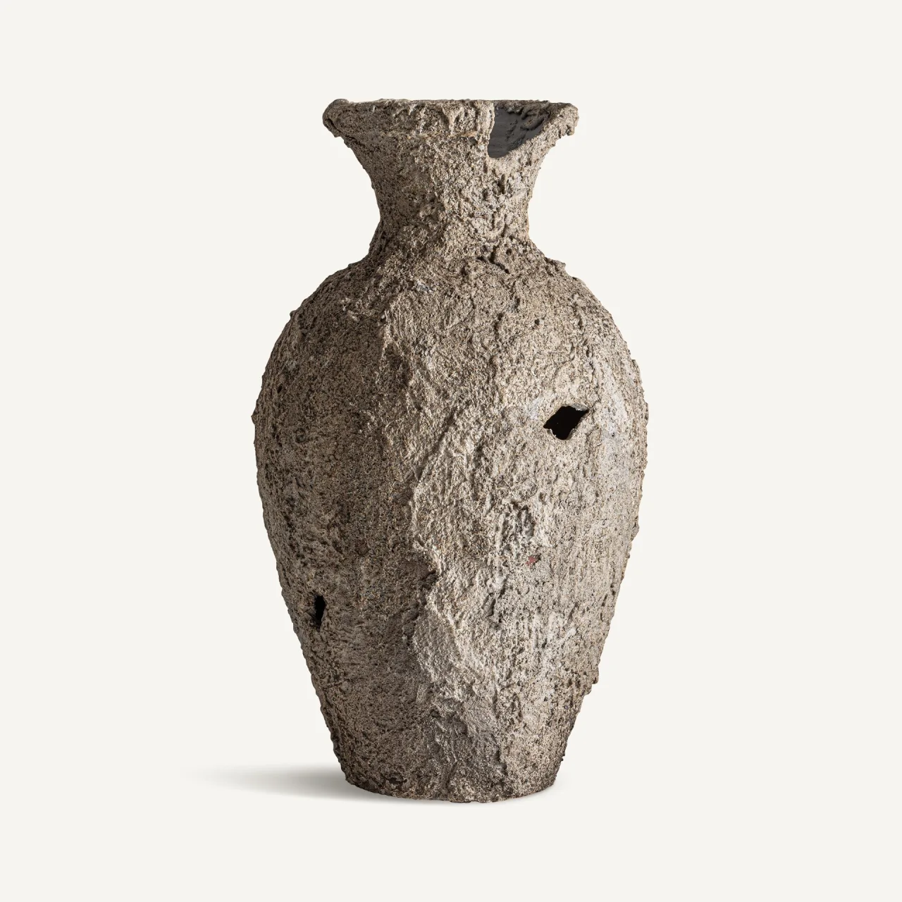 Jarre terre cuite grise 45 x 78 Vical Home