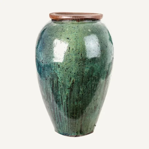 Jarre Zanzibar céramique multicolore vieillie Vical Home