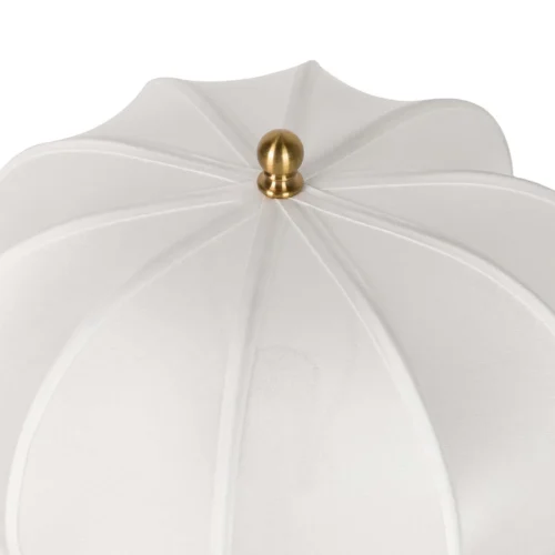 Lampe à poser abat-jour godronné métal doré Ethan Chloé 57 cm — vue 3