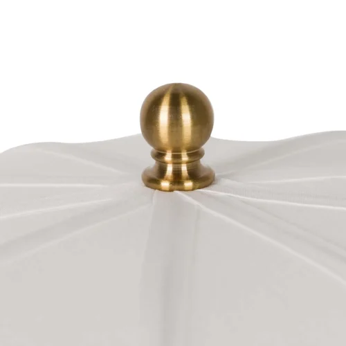 Lampe à poser abat-jour godronné métal doré Ethan Chloé 57 cm — vue 5
