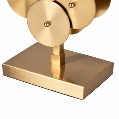 Lampe à poser disques dorés empilés Dallas Ethan Chloé 73 cm — vue 7