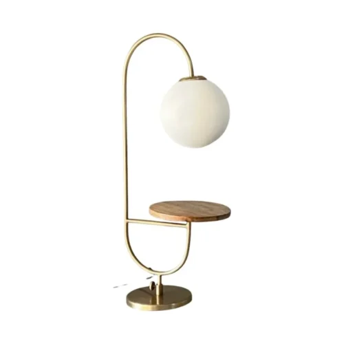 Lampe de Sol Bauhaus Doré Athezza