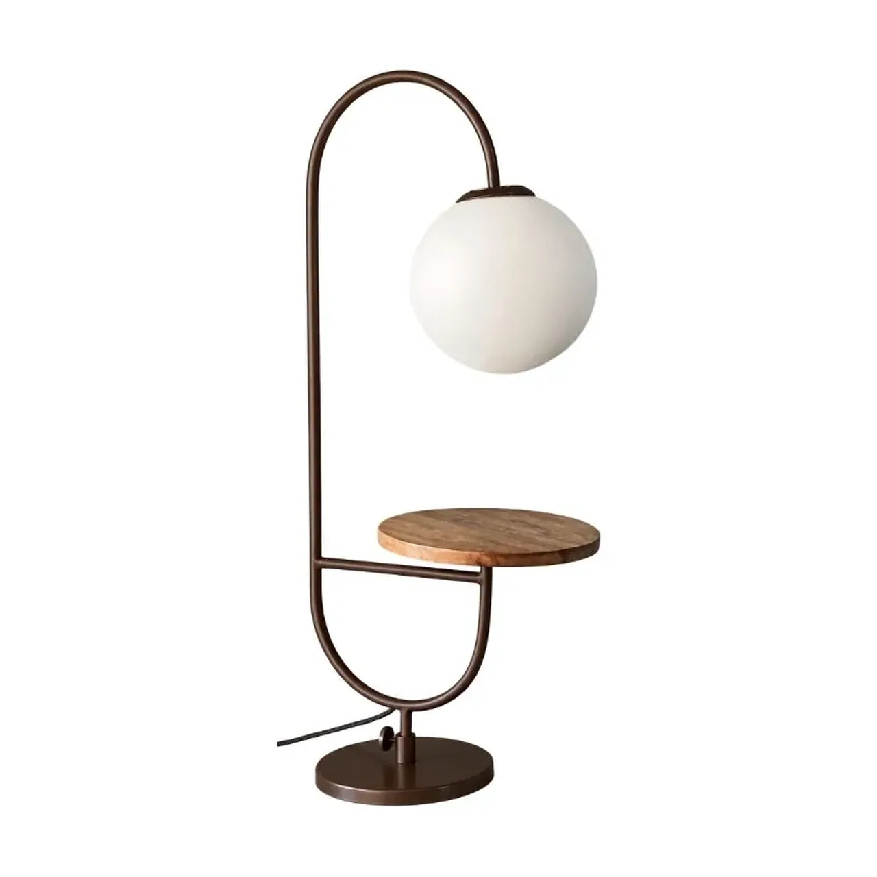 Lampe de Sol Bauhaus Marron Athezza