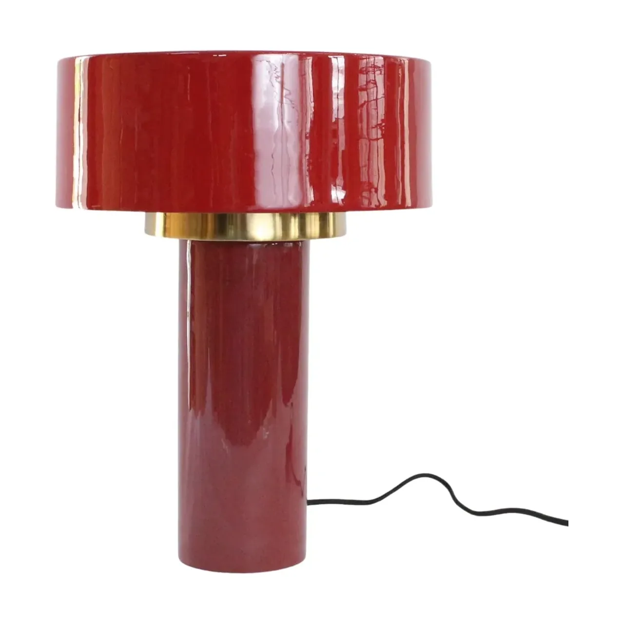 Lampe Igli Rouge Poupre Athezza