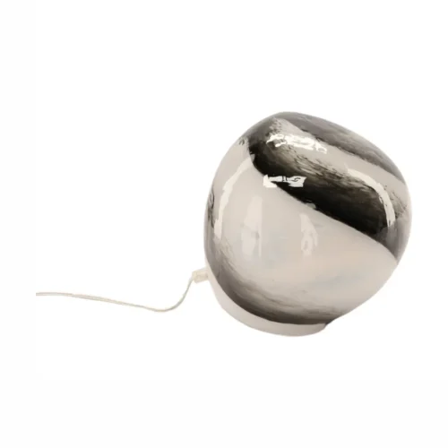 Lampe Nebula Ovale Beige & Brun Athezza — vue 3