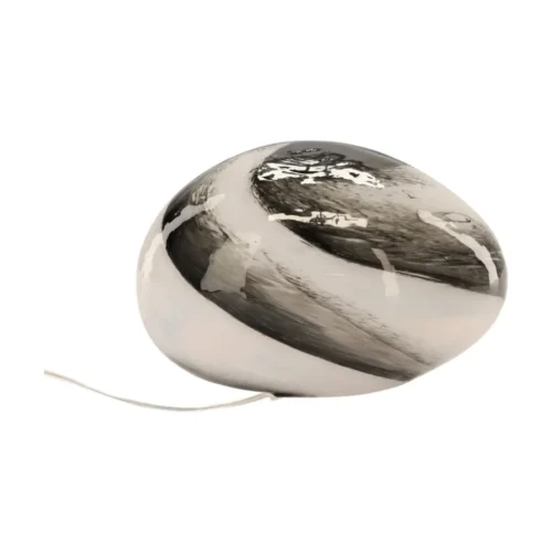 Lampe Nebula Ovale Beige & Brun Athezza
