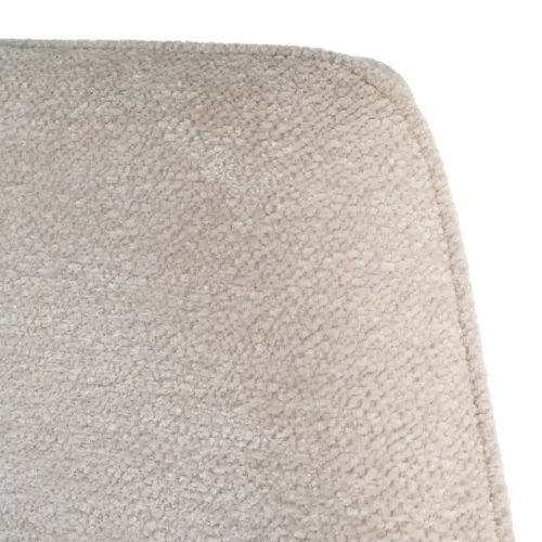 Lot 2 Chaises pivotantes retour automatique tissu beige Ixia 66 cm — vue 3