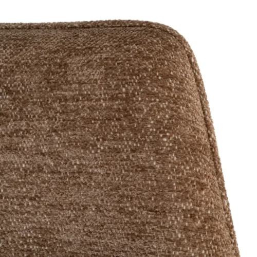 Lot 2 Chaises pivotantes retour automatique tissu caramel Ixia 66 cm — vue 3