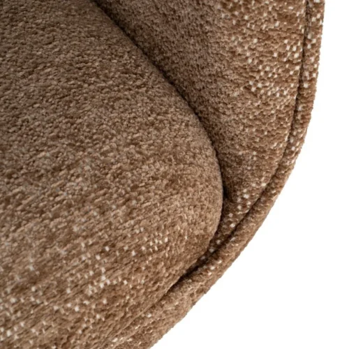 Lot 2 Chaises pivotantes retour automatique tissu caramel Ixia 66 cm — vue 8