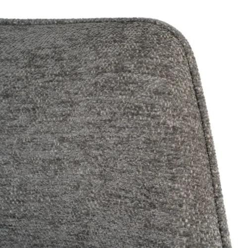 Lot 2 Chaises pivotantes retour automatique tissu gris Ixia 66 cm — vue 3