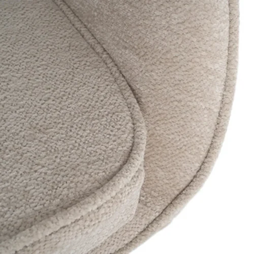 Lot 2 Chaises pivotantes tissu beige Ixia 60 cm — vue 7